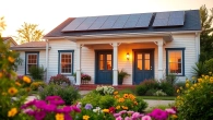 Stunning house exterior remodel with fresh paint and vibrant landscaping, showcasing modern design.