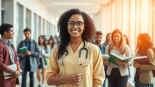 Studying for Medizinstudium ohne Test mit motivierten Studenten in einer modernen Universitätsumgebung