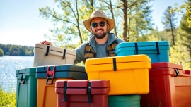 Compare the best Yeti cooler alternatives in a vibrant outdoor setting.