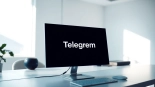 Download the telegram下载电脑版 app interface on a clean desktop setup for seamless communication.