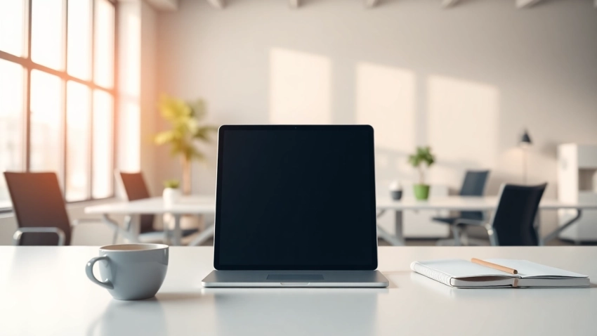 Buy iPad Pro in a modern workspace showcasing sleek design and professional accessories