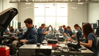 Engaged students at a trade school Tennessee focused on practical training and diverse vocational skills.