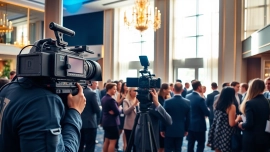 Capture stunning Miami Corporate Event Videography Photography at a professional gathering.