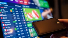Engaging user interface for mix parlay betting, highlighting diverse sports and secure payment methods.