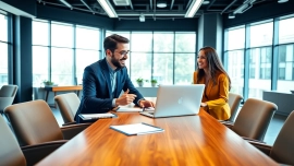 Engaging business collaboration at http://Avtales.com in a modern office setting.