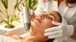 Experience hydrafacial treatment for rejuvenating and glowing skin in a serene spa.