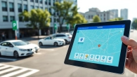Manage VRR parking easily with a digital interface showcasing urban parking solutions.