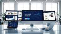 Create engaging funnel templates in a modern office setting, highlighting design variety and customization options.