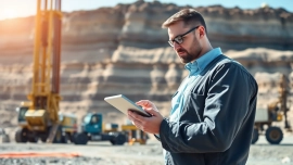 Visualize the modern approach to geosteering at www.geosteeringvision.com with an engineer focused on technology.