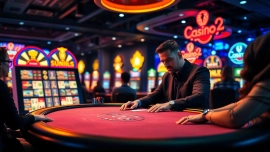 Play engaging games at the Best Online Casino Malaysia 2025 with vibrant graphics and energetic atmosphere.