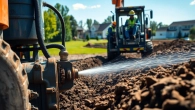 Performing hydro excavation north carolina with precision equipment for safe utility digging.