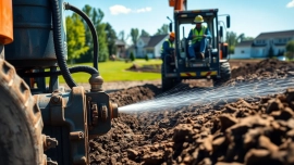 Performing hydro excavation north carolina with precision equipment for safe utility digging.