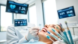 Demonstrating effective hygiene techniques during a dental cleaning session.