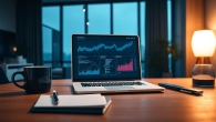 Analyze text using an advanced ai detector tool on a sleek modern laptop interface.