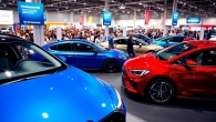Vizualizare masini second hand din Germania la un exhibition auto animat