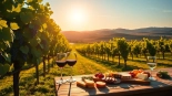 Discover clarksburg wineries with a serene vineyard setting and beautiful wine tasting arrangement.