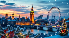 Discover beautifully illustrated London Christmas cards featuring iconic landmarks and festive cheer.