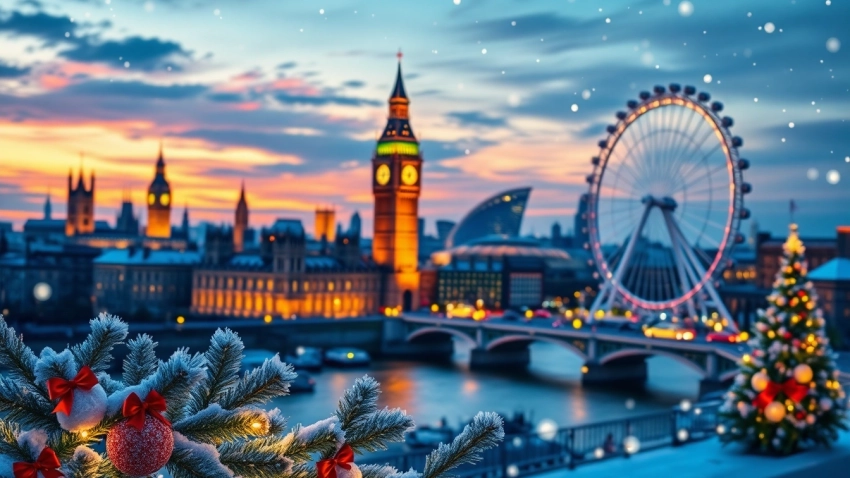 Discover beautifully illustrated London Christmas cards featuring iconic landmarks and festive cheer.