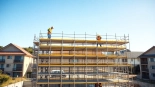 Whangarei scaffolding installation showcasing safety and efficiency at a construction site.