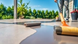 Enhance your outdoor space with professional patio coatings application showcasing vibrant surfaces.