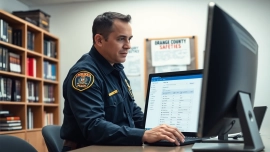 Utilize technology for an orange county inmate search in a professional setting.