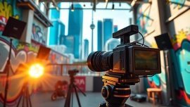 Capture dynamic Creative Video Shoots Toronto with professionals in vibrant urban settings.