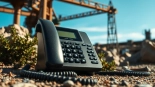 Showcasing a durable weatherproof telephone designed for challenging environments.