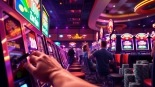 Celebrate Freespins wins in a vibrant casino atmosphere filled with excitement.