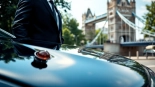 Experience private chauffeur london service with a professional driver beside a luxury sedan.