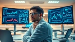 Explore AI bias testing methods with a data scientist in a tech-focused workspace.