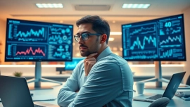 Explore AI bias testing methods with a data scientist in a tech-focused workspace.
