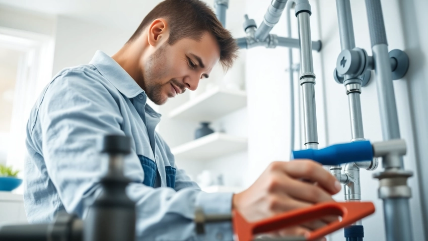 Expert plumber kngihtdale fixing plumbing issues with professional tools and services.