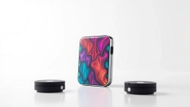 The advanced pod kit features customizable settings and a sleek finish for optimal vaping experience.
