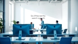 Team strategizing search optimization company methodologies in a contemporary office.