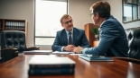 Meet a dedicated Tampa Criminal Defense Attorney providing legal counsel in a modern law office.