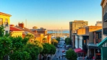 Stunning Charleston SC. skyline showcasing historic architecture and vibrant street life at golden hour.
