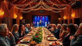 Experience the barn dinner theater 2024 schedule with festive dining and lively performances.