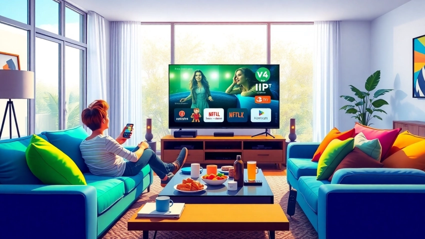 Comprar IPTV y disfrutar de una experiencia de transmisión en casa cómoda y moderna.