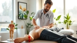 San Jose Chiropractor adjusting a patient in a serene clinic environment, showcasing expert care.