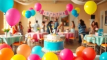 Celebrate a customizable birthday party with unique decorations and vibrant atmosphere.