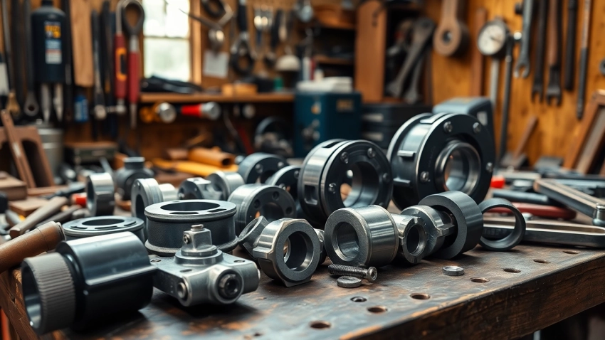 Showcase of Jerr Dan Parts emphasizes quality and craftsmanship in a professional workshop.