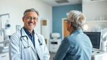 Engaging scene with Las Vegas concierge doctors providing personalized care and attention to a patient.