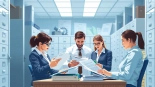 Enhancing Fixed Assets Verification through team collaboration in a professional corporate office.