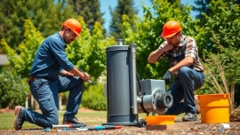 Efficient well pump replacement lacey wa service showcasing expert technicians at work.