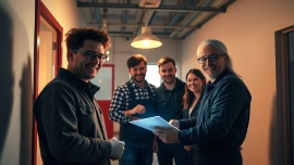Entrümpelung Wien: Team bei der professionellen Durchführung einer Entrümpelung in urbaner Umgebung.