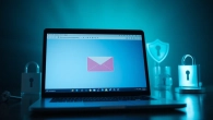 Utilizing temp mail for secure, private email communication illustrated on a computer screen.