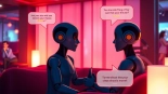 Engaging interface of NSFW AI chat featuring animated characters in a digital lounge.