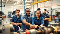 Students learn practical skills at trade schools in southern California workshops.