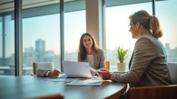 Discussing the benefits of Fixed Fee Divorce with a legal expert in an office setting.